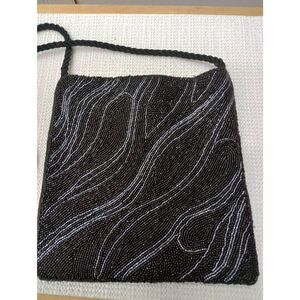 Vintage handmade beaded evening bag